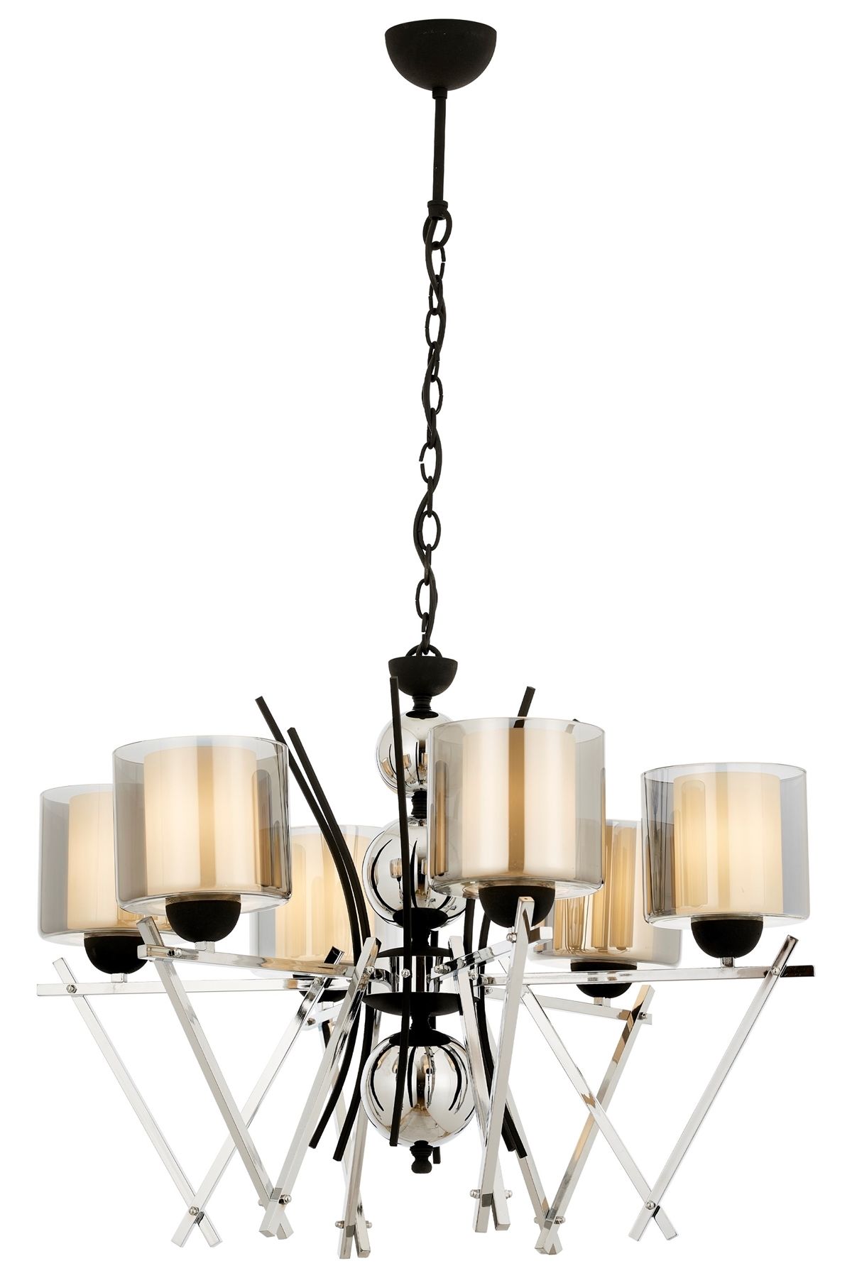 Battle Modern Avize E27 36W 66cm Metal Krom Avonni-AV-4301-6K