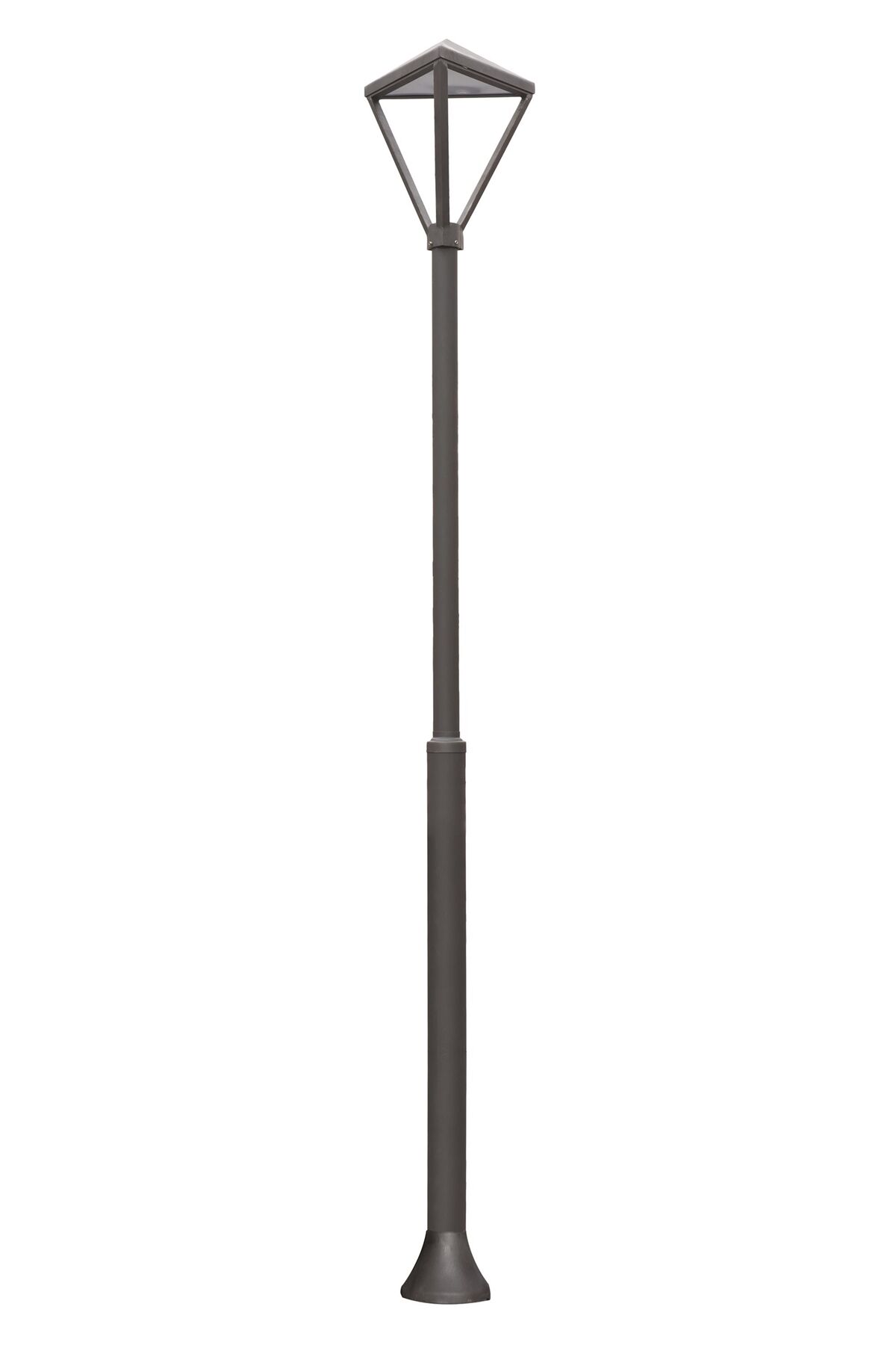 Bahçe Direkleri LED 35W 50x50cm Çelik Boru Siyah Dorbien-BDR-68217-BSY-M2-LED