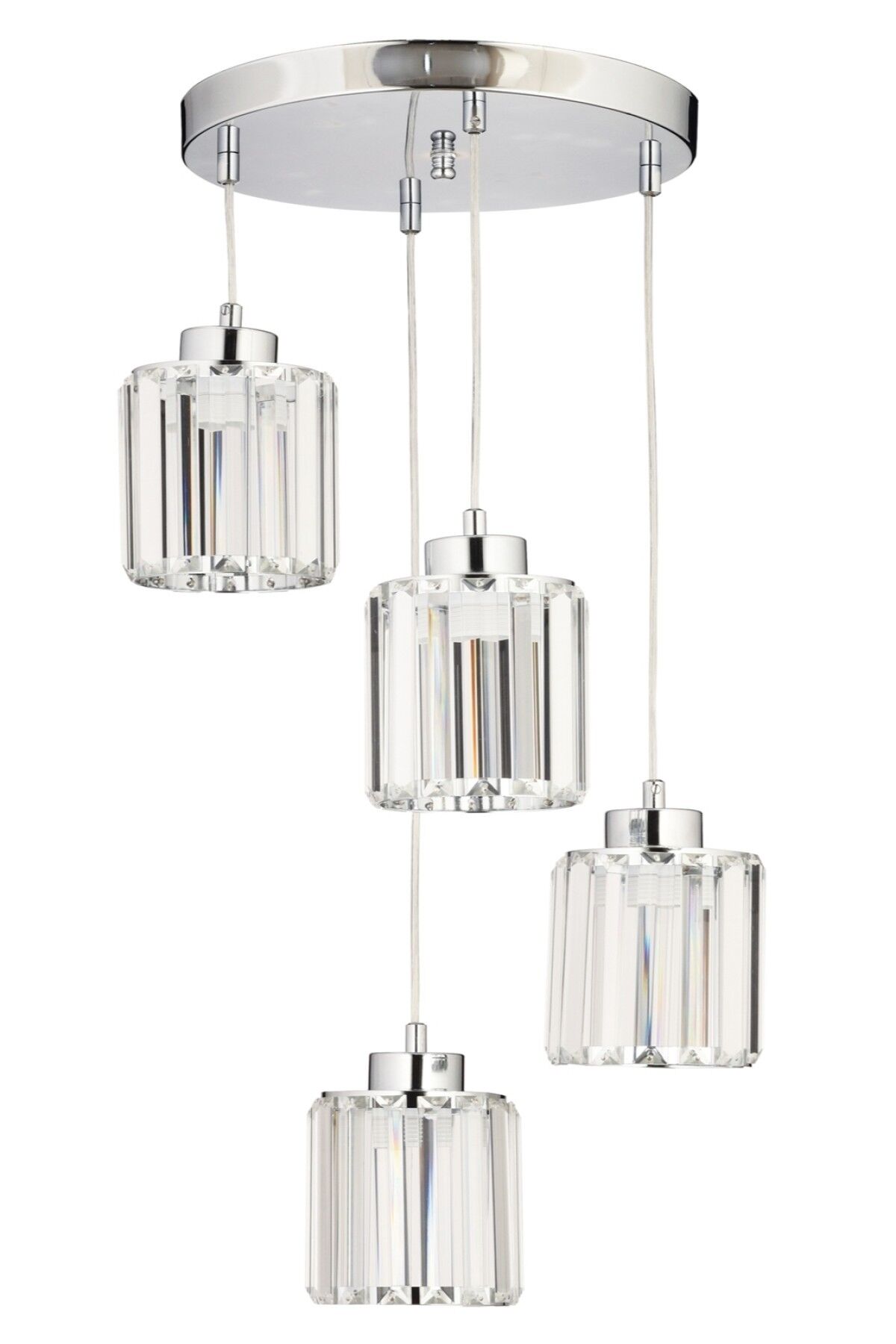 Bottle Modern Avize E27 48W 30cm Metal Krom Dorbien-FZ-7383-4Y-K