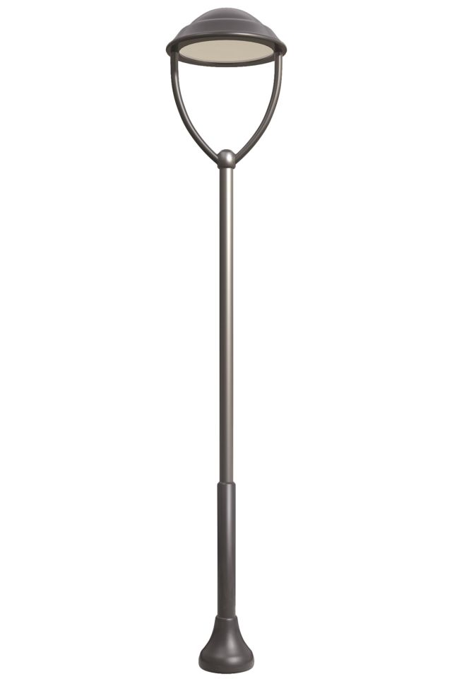 Bahçe Direkleri LED 45W 60cm Çelik Boru Siyah Dorbien-BDR-68221-BSY-LED