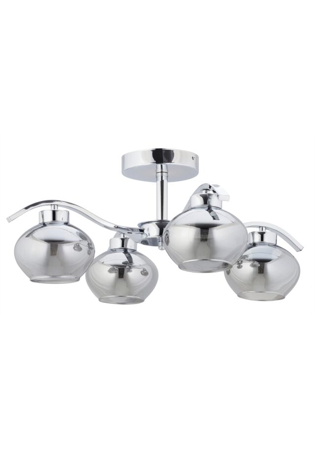 Vacuum Modern Avize E27 48W 65cm Metal Krom Dorbien-FZ-7390-4K