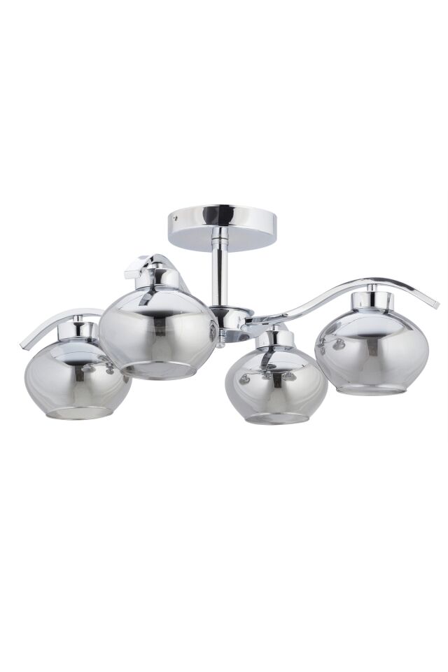 Vacuum Modern Avize E27 48W 65cm Metal Krom Dorbien-FZ-7390-4K