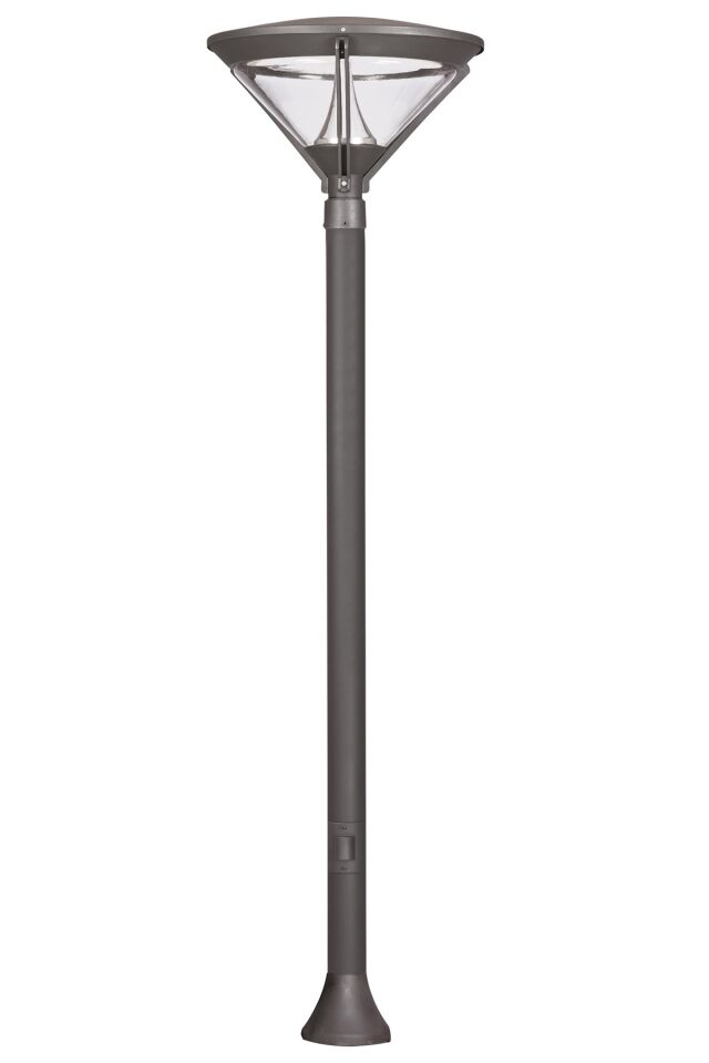 Bahçe Direkleri LED 45W 70cm Çelik Boru Siyah Dorbien-BDR-68224-BSY-M1-LED