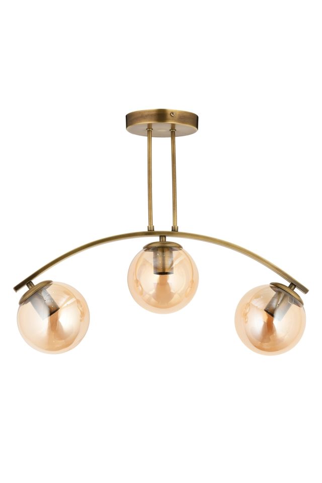 Küre Modern Avize E27 36W 60cm Metal Eskitme Dorbien-FZ-7391-3E