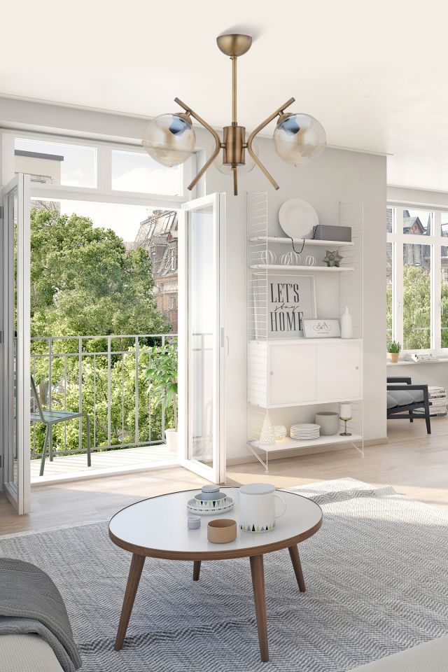 Up Modern Avize E27 36W 53cm Metal Eskitme Dorbien-FZ-7393-3E