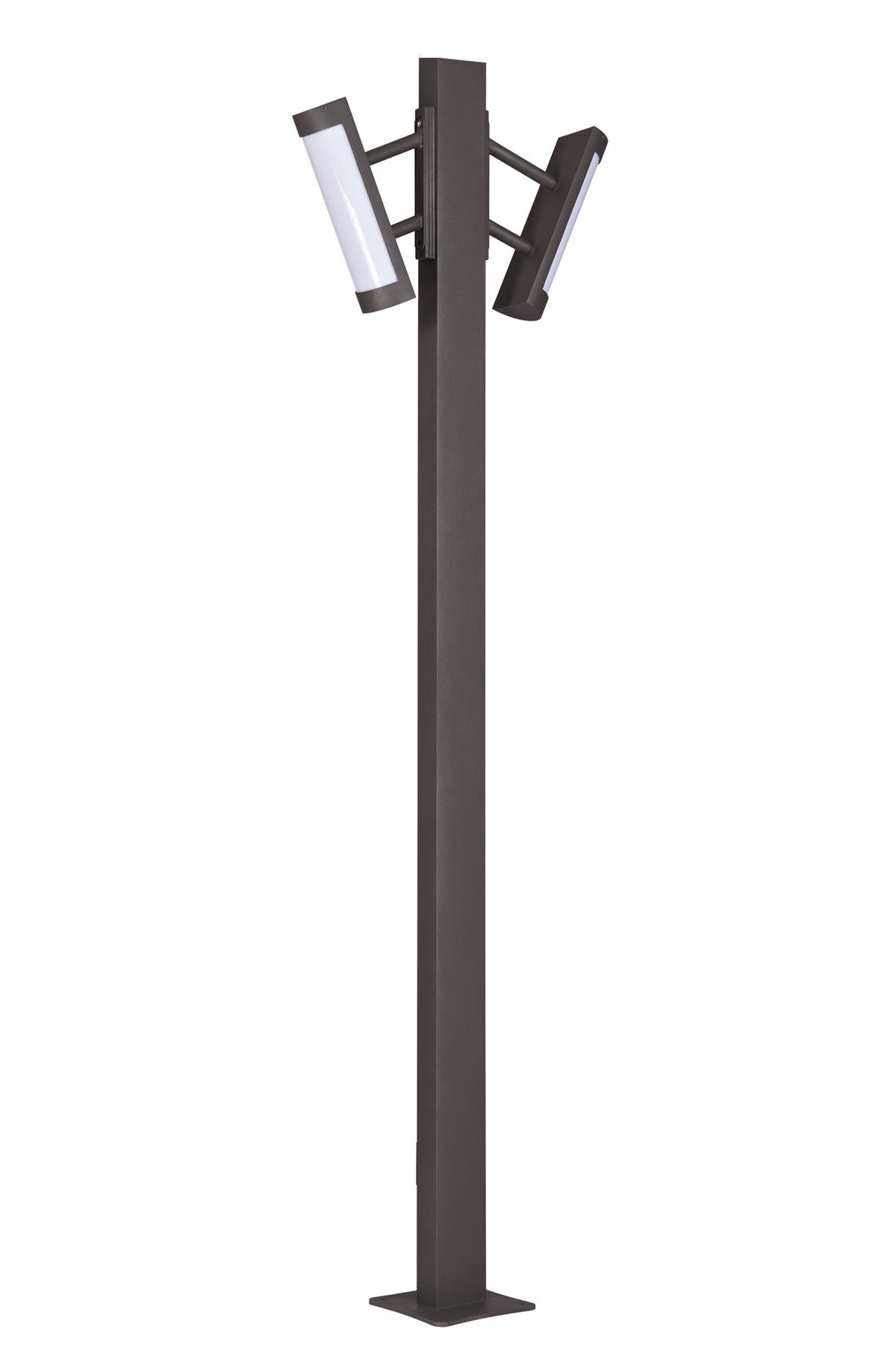Bahçe Direkleri LED 30W 15x8cm Alüminyum Profil Siyah Dorbien-BDR-68231-2BSY-M1-LED