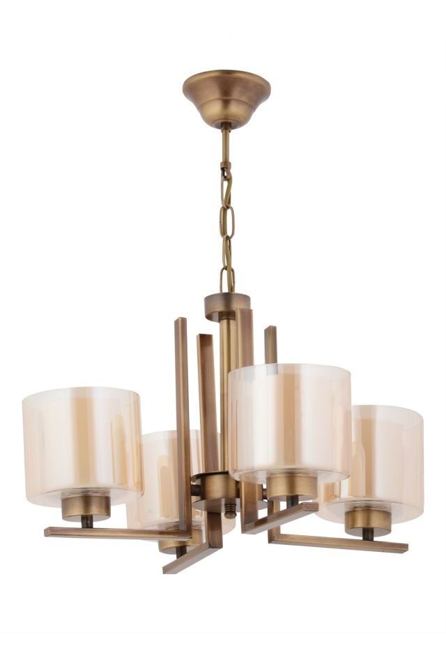 Silindir Modern Avize E27 48W 50cm Metal Eskitme Dorbien-FZ-7395-4E