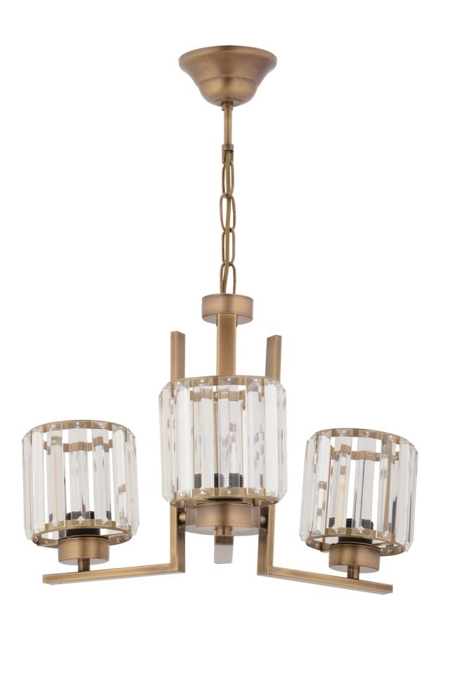 Kristal Modern Avize E27 36W 50cm Metal Eskitme Dorbien-FZ-7396-3E
